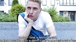 TUTOR4K. Student likes the way teacher sucks and works vaginal muscles