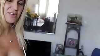 Youtuber Dona Angelica - Various nipslips preparing coffee