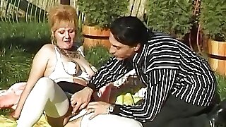 crazy rough picnic fuck with stepmom