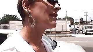 A mature woman gets a teen