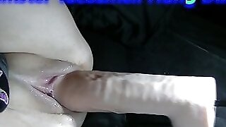 Hung Dildo Machine Fucking Mature Woman