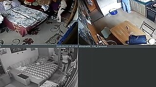 I waited for my wife to leave.